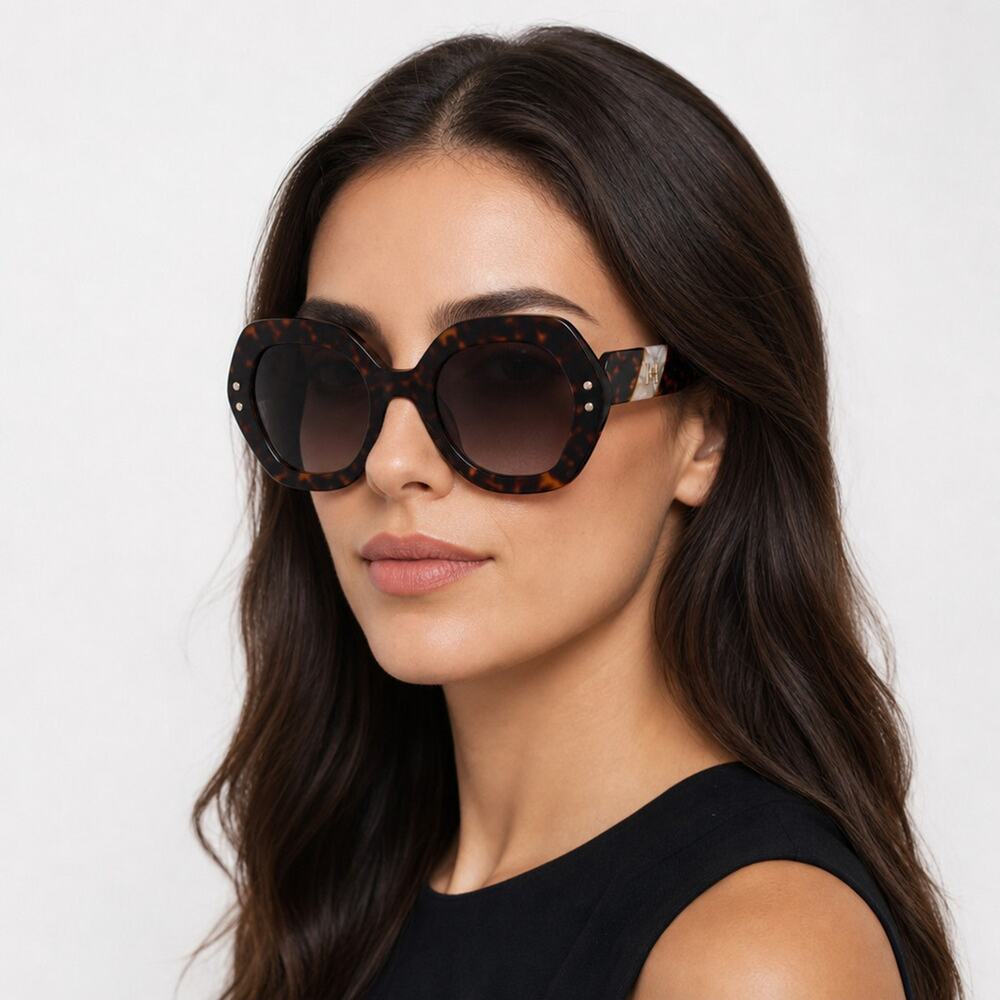NEW Carolina Herrera HER 0126/S 0C9KHA Havana Sunglasses authentic